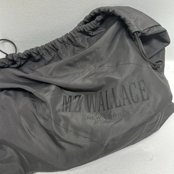 MZ Wallace Large Sutton Deluxe Tote Bag Crossbody Purse in Quilted Black Brown - Picture 11 of 12